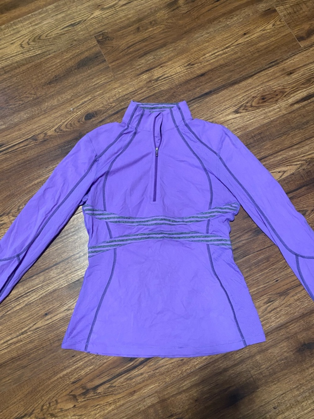 lululemon athletica Purple Long Sleeve Half-Zip Top